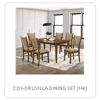 COS-DRUSILLA DINING SET (1+6)
